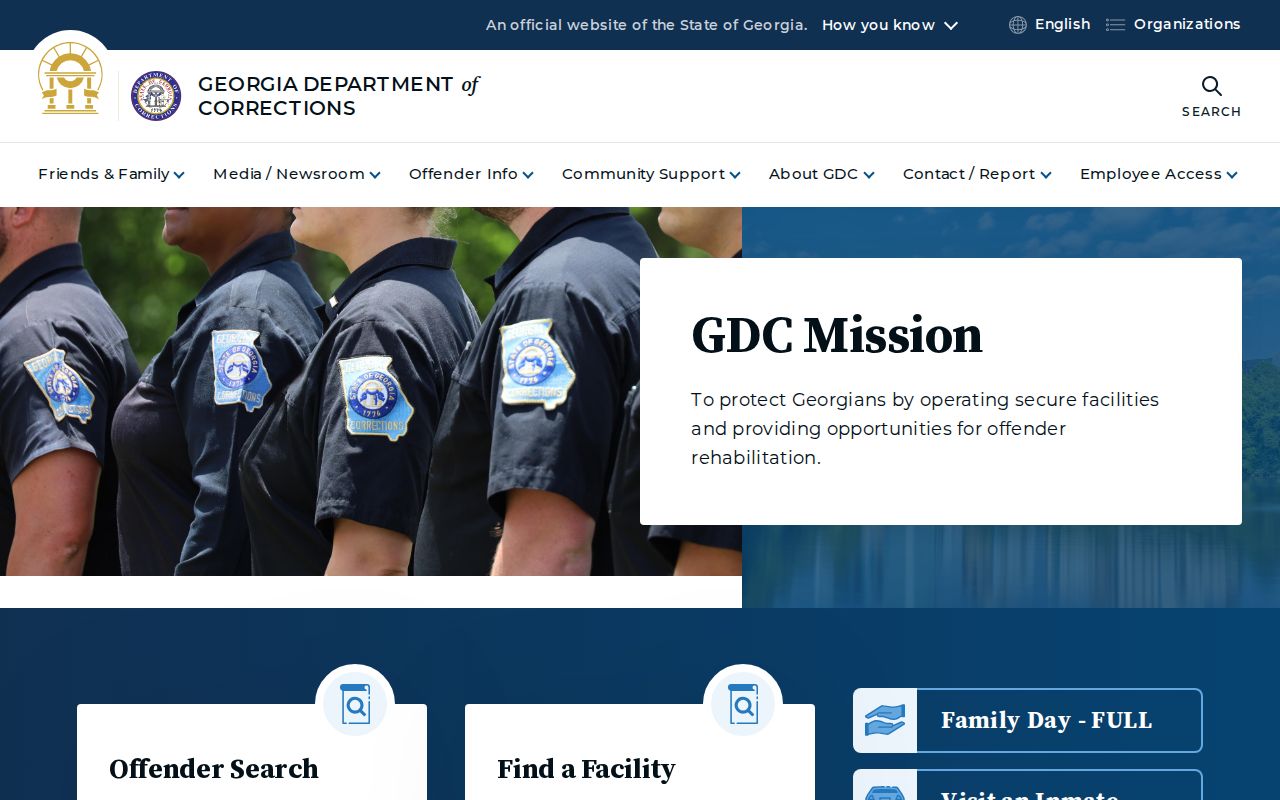 Georgia Department of Corrections offender locator for sentenced Wilkes County criminal records